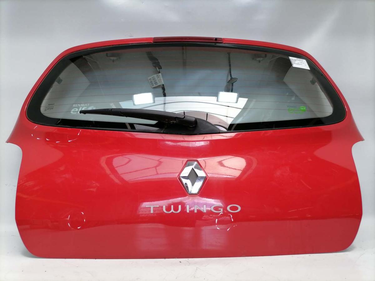 Renault Twingo 2 original Heckklappe mit Heckscheibe OV727 Rot Bj.2010